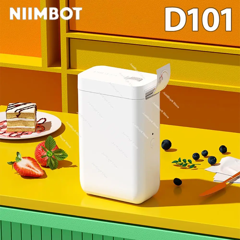 

Niimbot D101 Thermal Printer Projector Inkless Portable Pocket Label Maker Mobile Phone Home Office Use Wireless Printing Machin