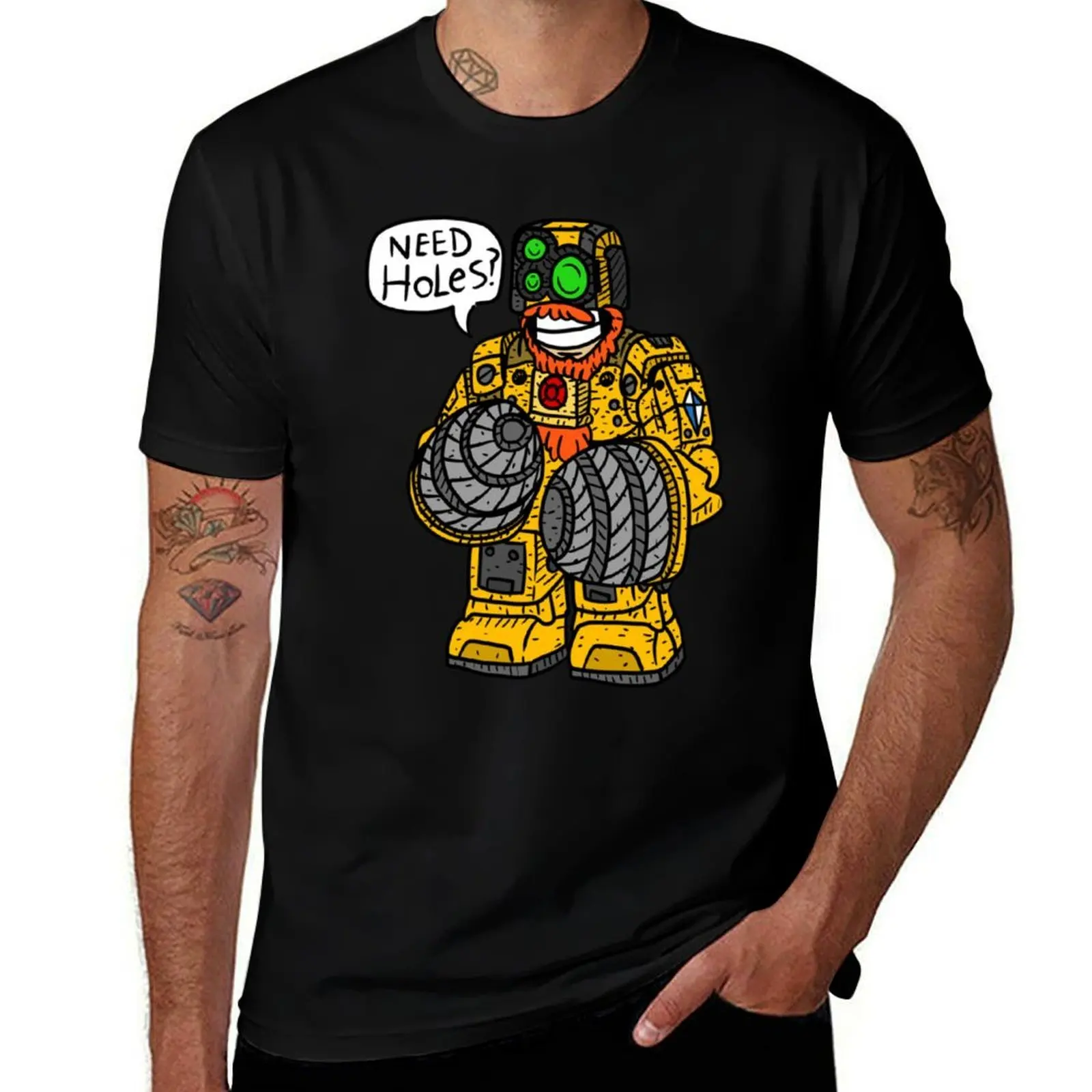 deep rock galactic driller T-Shirt Big and Tall Basic Tee Shirt