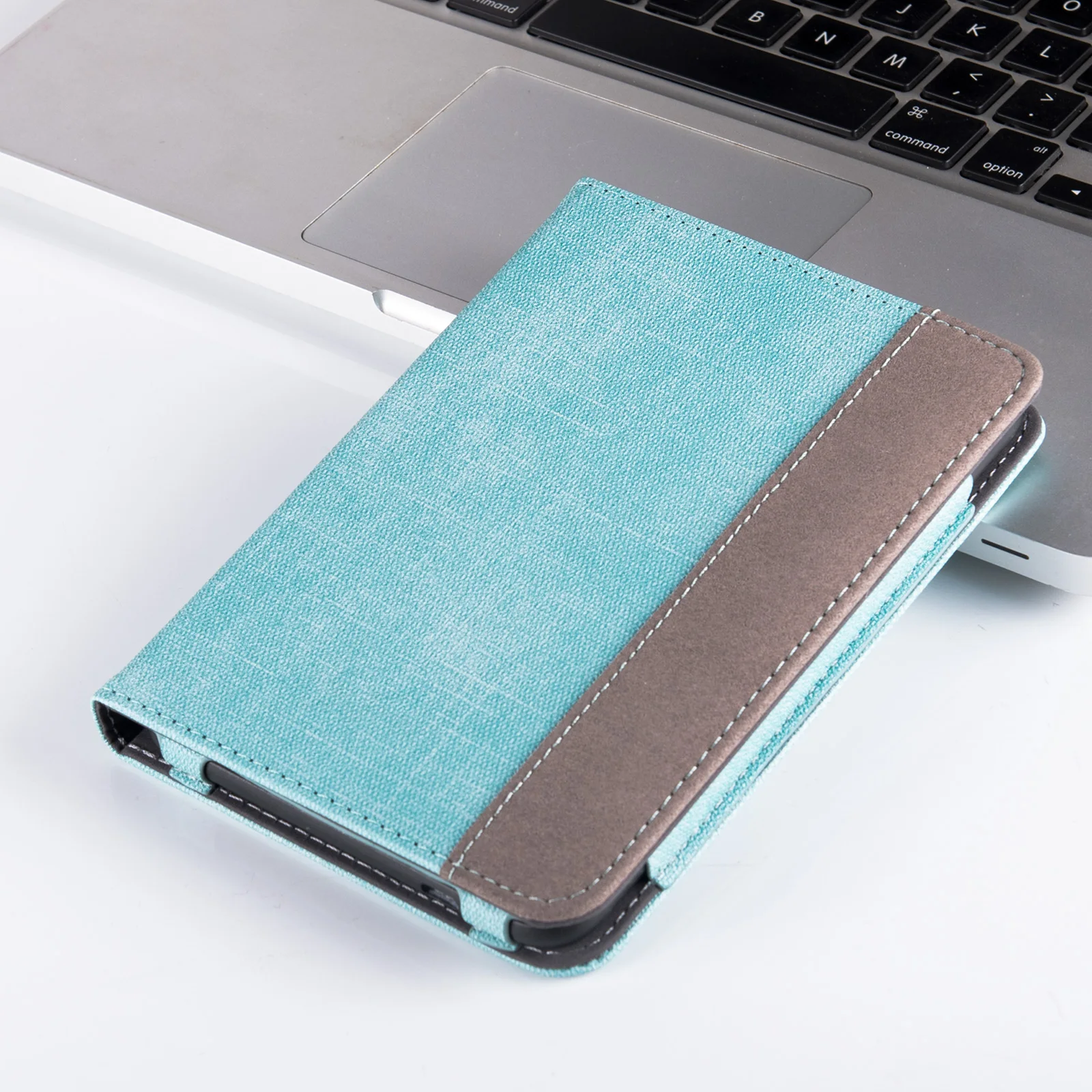 Stand Case for Boox Darwin X/Darwin 2 3 4 5 6 7 8 9 11 e-Reader - PU Leather Sleeve Cover with Hand Straps