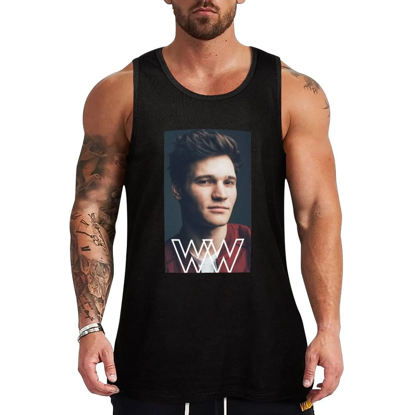 

Wincent Weiss Tank Top vest men sleeveless vests clothes for men summer