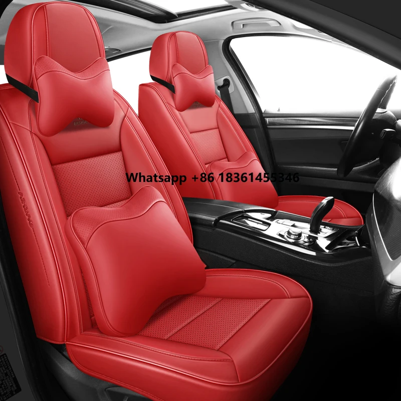 General Interiors Sports Design Style All Surrounding Surrounding High Quality Durable Nappa Leather Car Seat Cover Universal