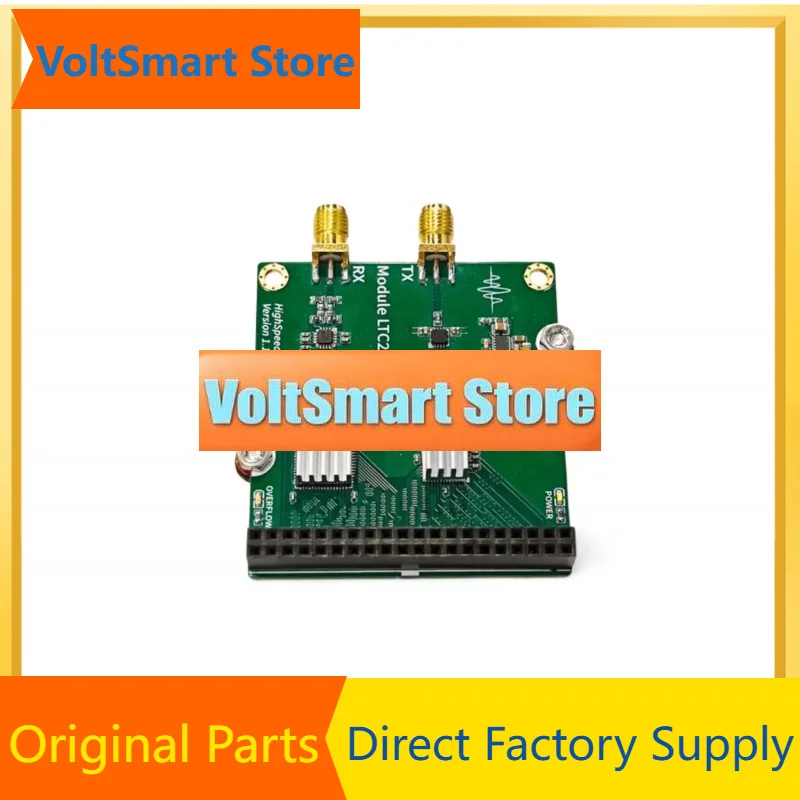 VoltSLTC2208 MAX5885 High Speed ADC DAC Module Arbitrary Waveform Collect Generate Board