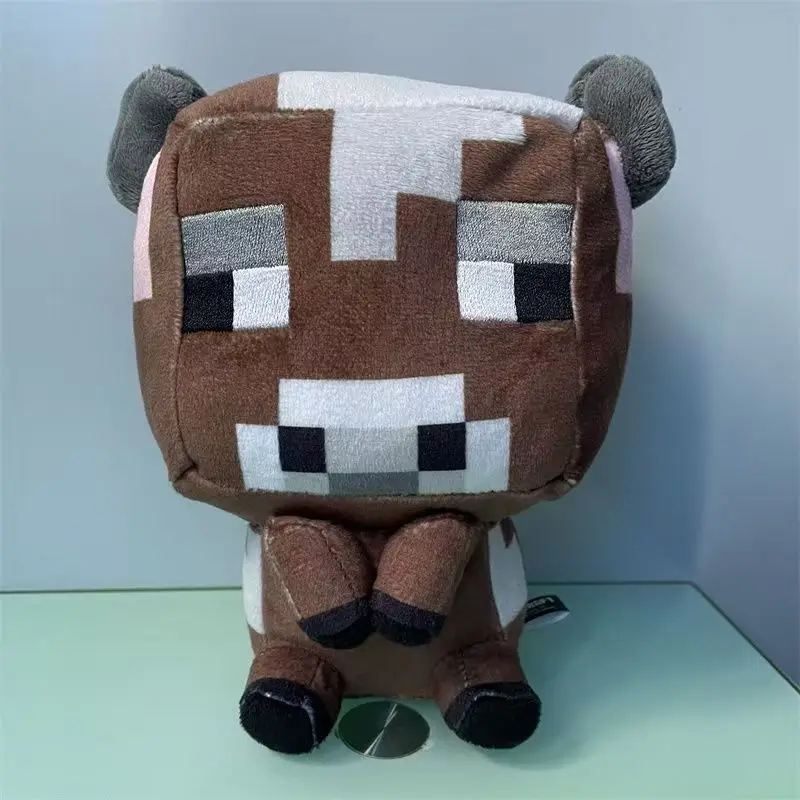 20 см игра коричневая корова MC Baby Ox плюшевые игрушки игра MC корова плюшевые мягкие игрушки для детей подарки для детей