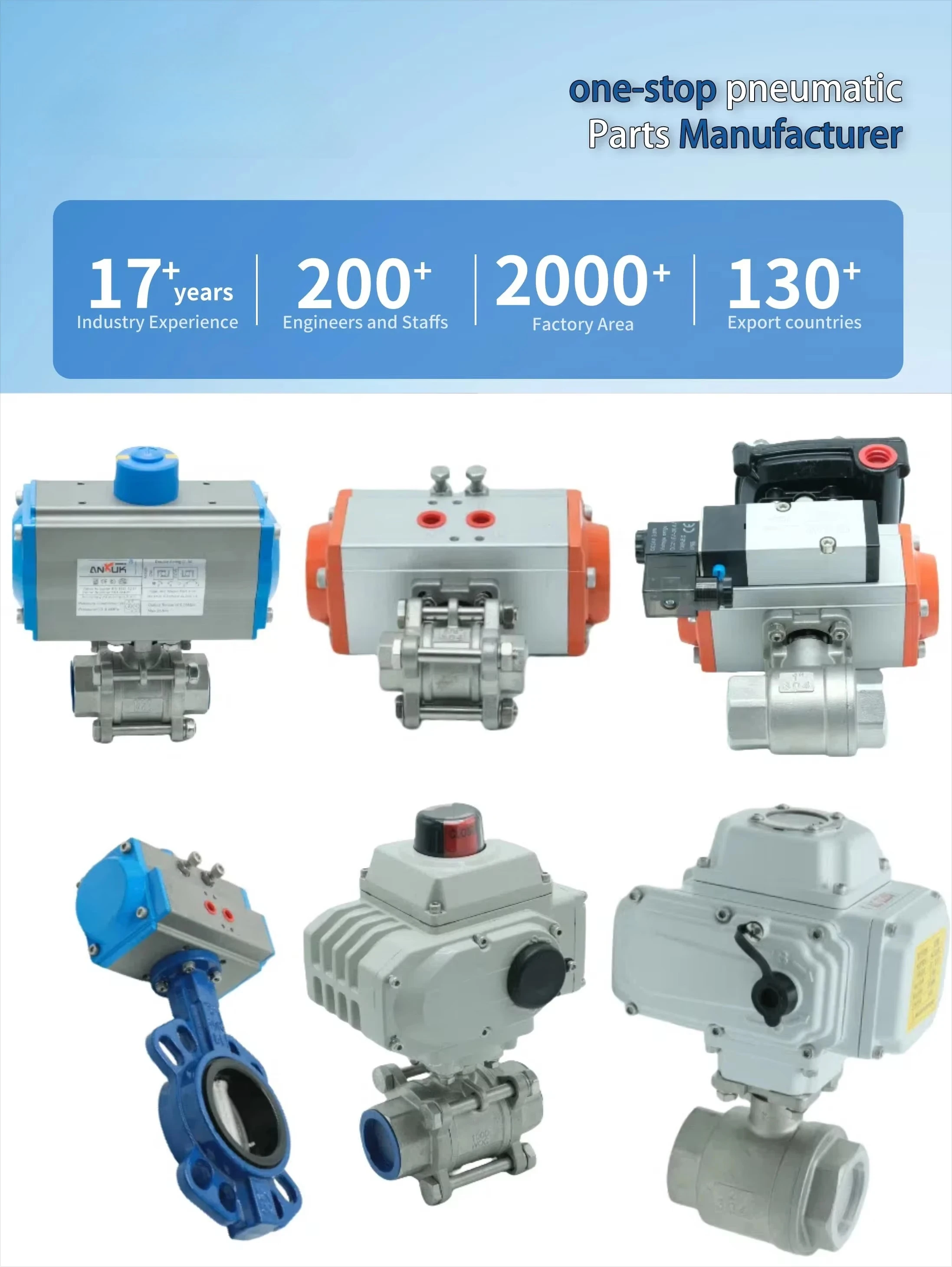 

Pneumatic Valve Actuator AT100 DA115 Rack Pinion Type High Torque Rotary Output For Chemical Processing Equipment