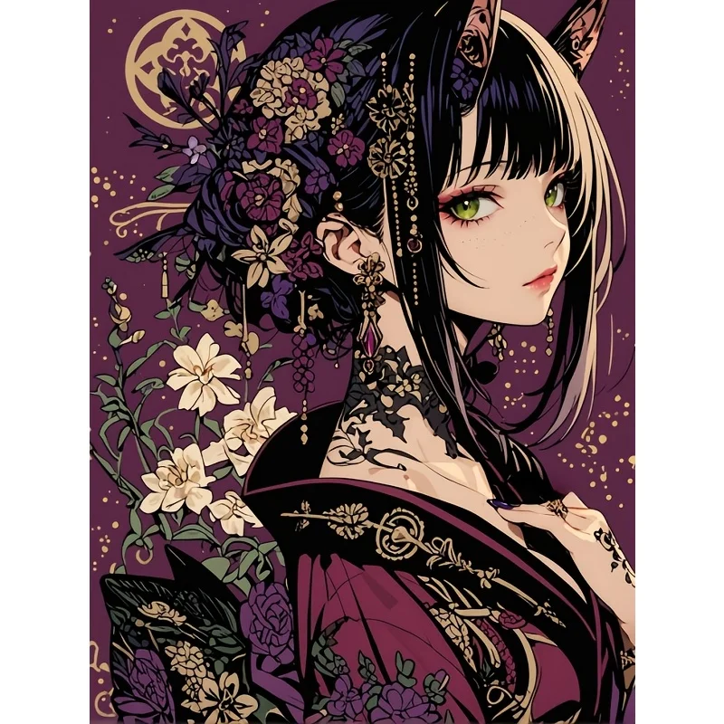 500/1000/1200/2000PCS Puzzles for Adults Anime Black Beauty,Jigsaw Puzzles Brain Challenge Game Gift Home Decor