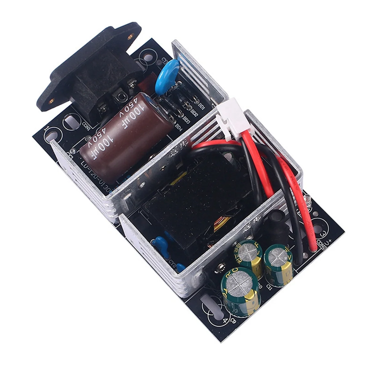 Módulo de alimentación de interruptor POE, interruptor de monitoreo, placa Base, placa desnuda AC220V a DC15V 6.3A 96W