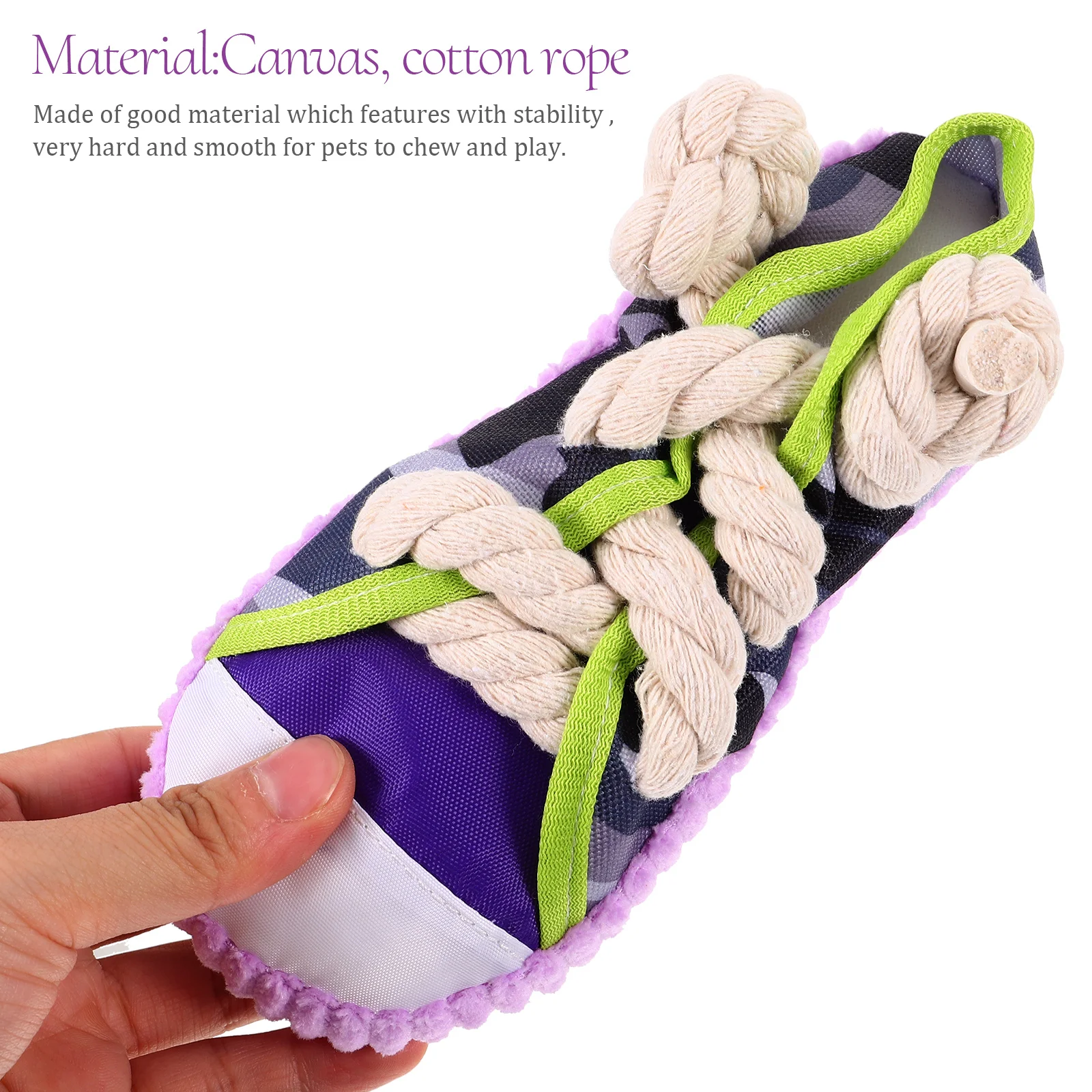 Pet Slippers Toy Plaything Chew Dog Toys For Small Dogs Vocalize Chewing Canvas Mini