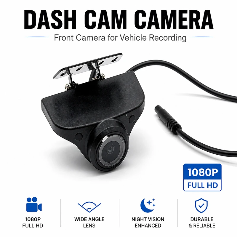 Streaming media driving recorder rear camera 4Pin interface HD glass lens ultra-clear night vision 1080P