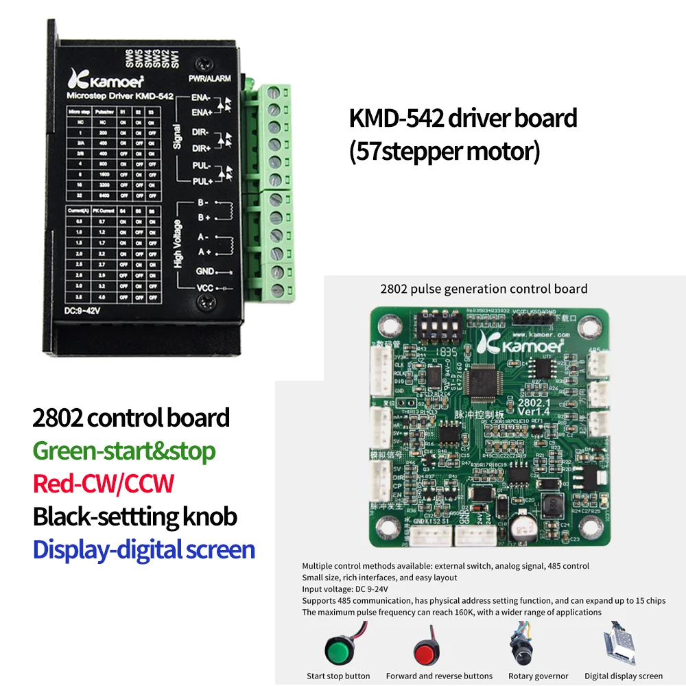 Imagem -03 - Kamoer-driver Board para 57 Stepper Motor Pump 2802 Kmd42b-p 2802 Kmd542