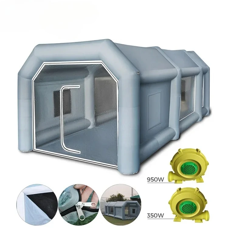 

Paint Booth,Professional Inflatable Paint Booth Spray Paint Booth With Air Blower Spray Painting Booths For Cars 20x10x9Ft 26ft