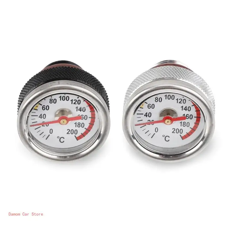 Motorbike Oil Temperature Gauge M20x1.5 Engine Valves Cover Oil Filler Caps