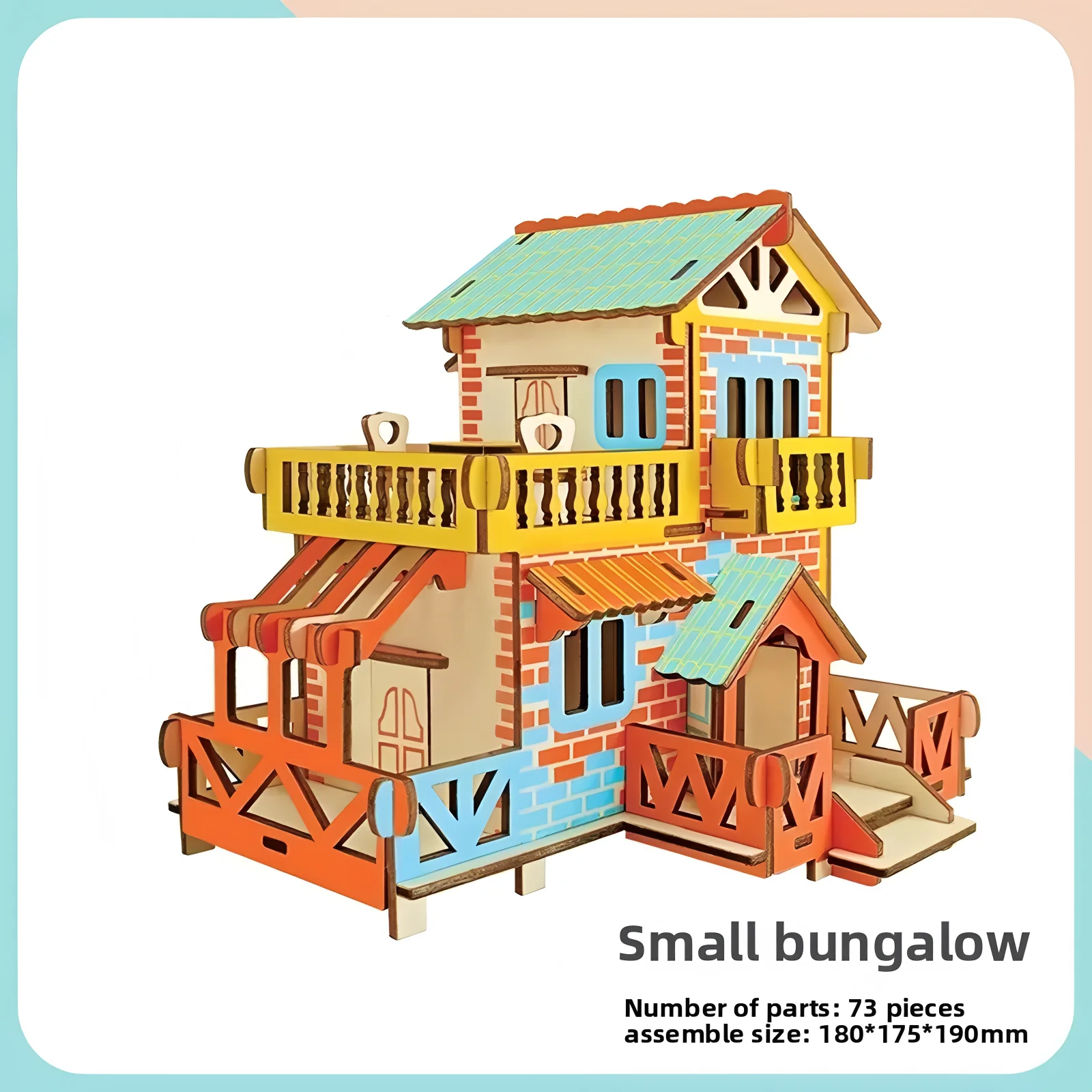 Jouets d'assemblage de maison scientifique et éducative pour enfants, modèles d'assemblage fabriqués à la main, modèles décoratifs, cadeaux de bricolage pour enfants