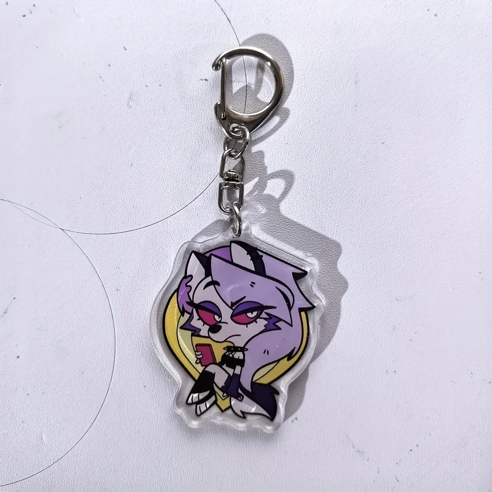 アニメ Hazbin ホテルフィギュア Q 版アクリルキーホルダーファッションアニメアクションフィギュアコレクションおもちゃバッグペンダントギフト在庫あり