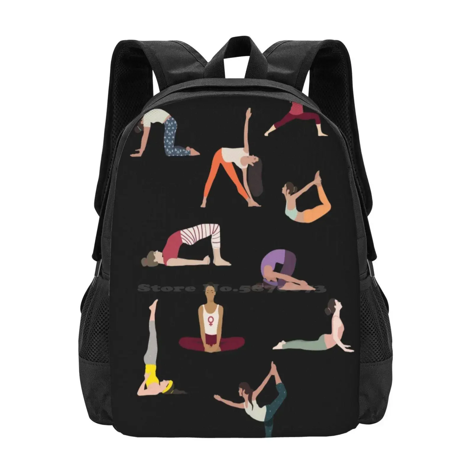 

Yoga Poses | Yoga Artwork | Yoga Drawing | Yoga Asana | Yoga Practice Hot Sale Schoolbag Backpack Fashion Bags Yoga