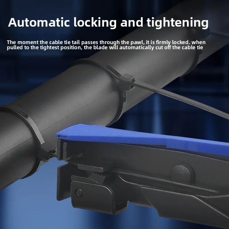 Tying Gun Quick Bundling Automatic Tensioning Gun Stainless Steel Tool Clamp Nylon Tightening Clamp
