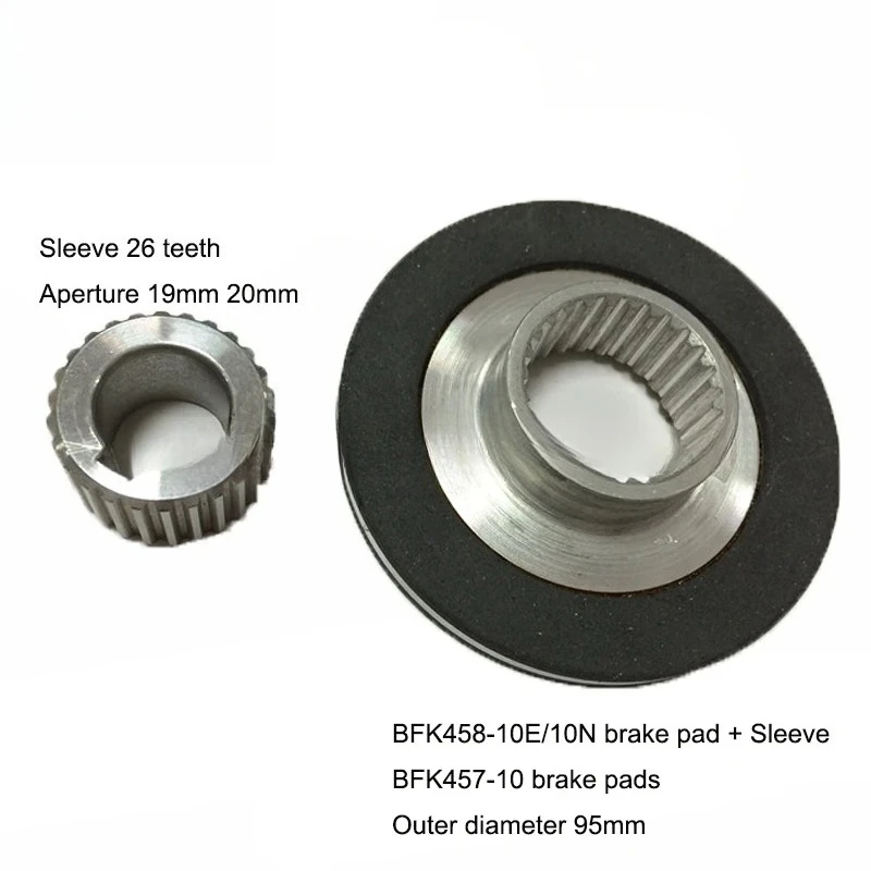 

Electromagnetic Brake Pad for BFK458-10E BFK458-10N BFK457-10 Brake Friction Pad Rotor Disc 95mm Outer Diameter Industrial