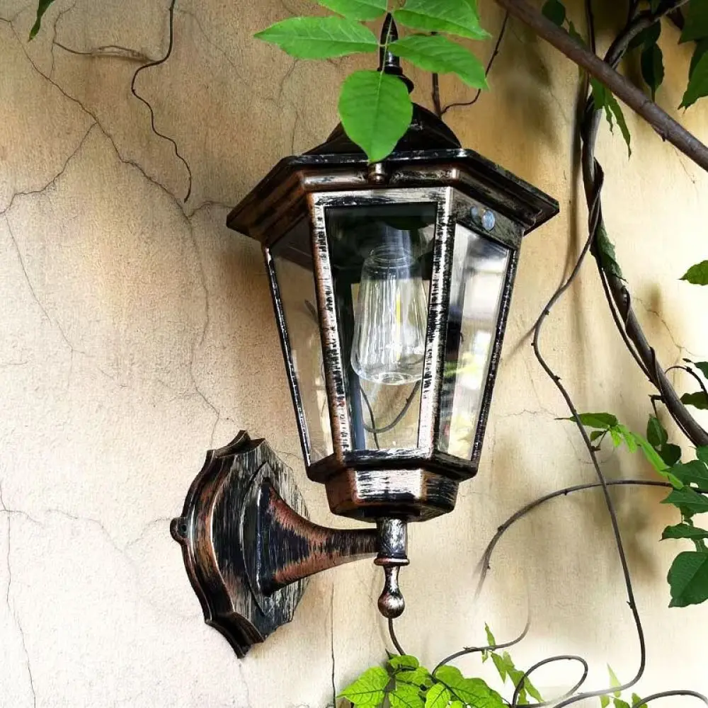 Outdoor Solar Wall Light Waterproof Garden Decoration Lamp Motion Sensor Patio Yard Pathway Landscape Lighting Fixture