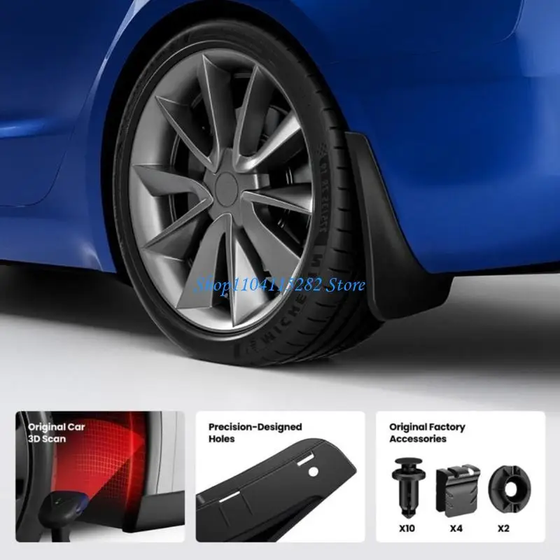 

Mud Guards Strong Plastic Splash Simple Installation for Vehicle