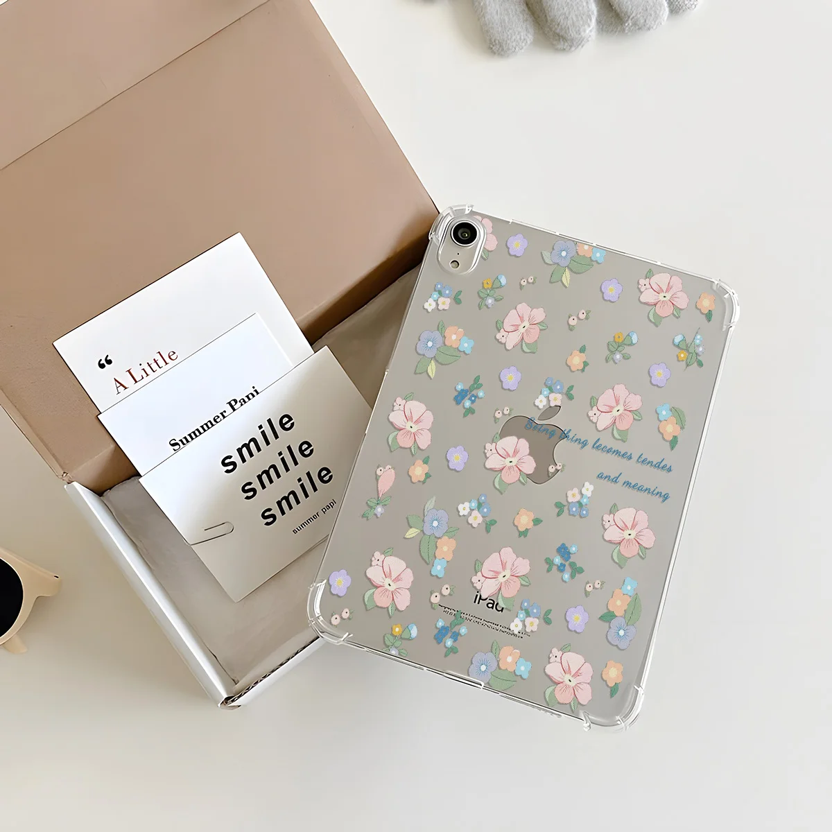 Mini Floral Animal For iPad Pro 11 2024 2022 2021 For Air 6 5 4 3 10th 10.9 7th 10.2-10.5 Mini 6 9.7 Soft Tablet Protective Case
