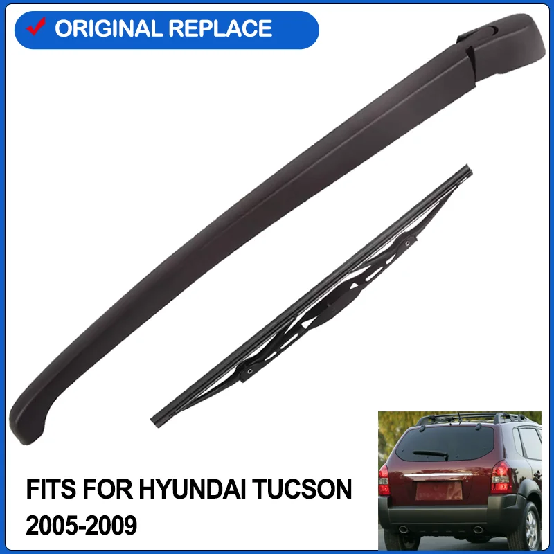 Rear Windshield Wiper Arm Blade Set For For Hyundai Tucson,305mm 2004-2013 Rear Window Windshield Wiper Blades Arm