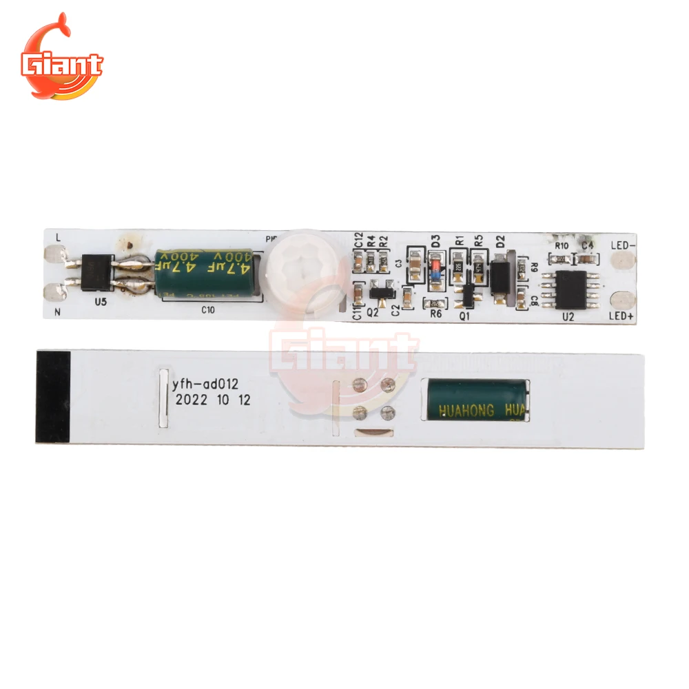 DC5V PIR Motion Sensor Switch Module High-voltage Human Body Sensing Sensor Concealed Intelligent Sensor Control Switch Module