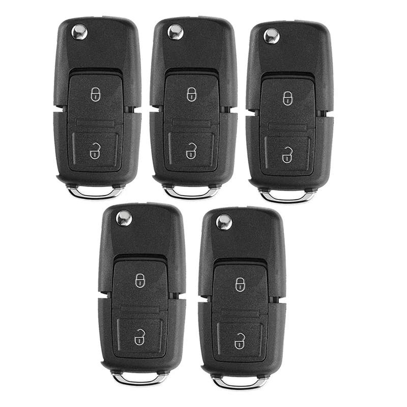 

XKB508EN Wire Universal Remote Key 2 Button Fob For VW B5 Style For Xhorse VVDI Key Tool 10Pcs/Lot-N25R