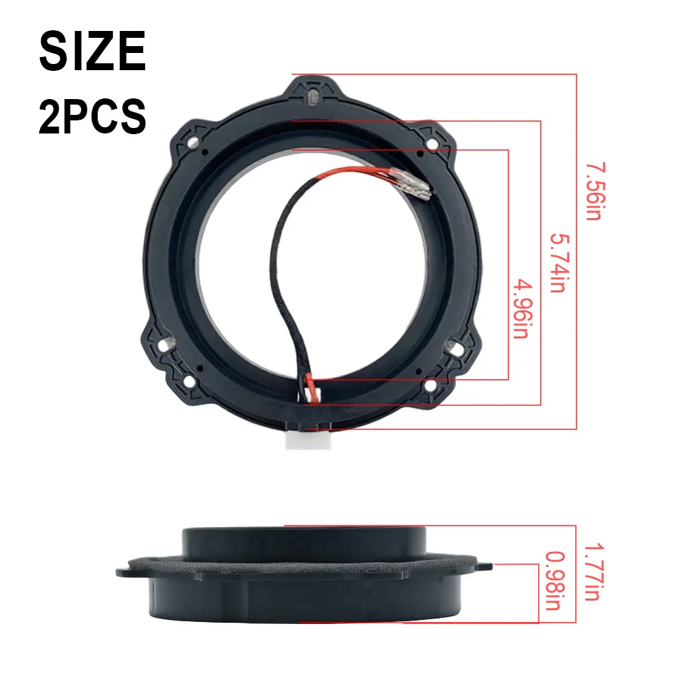 2pcs  For Hyundai Ix35 Kia K3 K5 Car Audio Modification 6.5 Inch Speaker Adapter Mount Pad Audio Special Lossless Plug Suitable