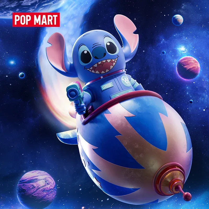 POP MART MEGA RUIMTE MOLLY 400% Stitch Serie Mystery Box Echte Blind Box Guess Speelgoed Tas Ornament Beeldjes Home Decor Desktop