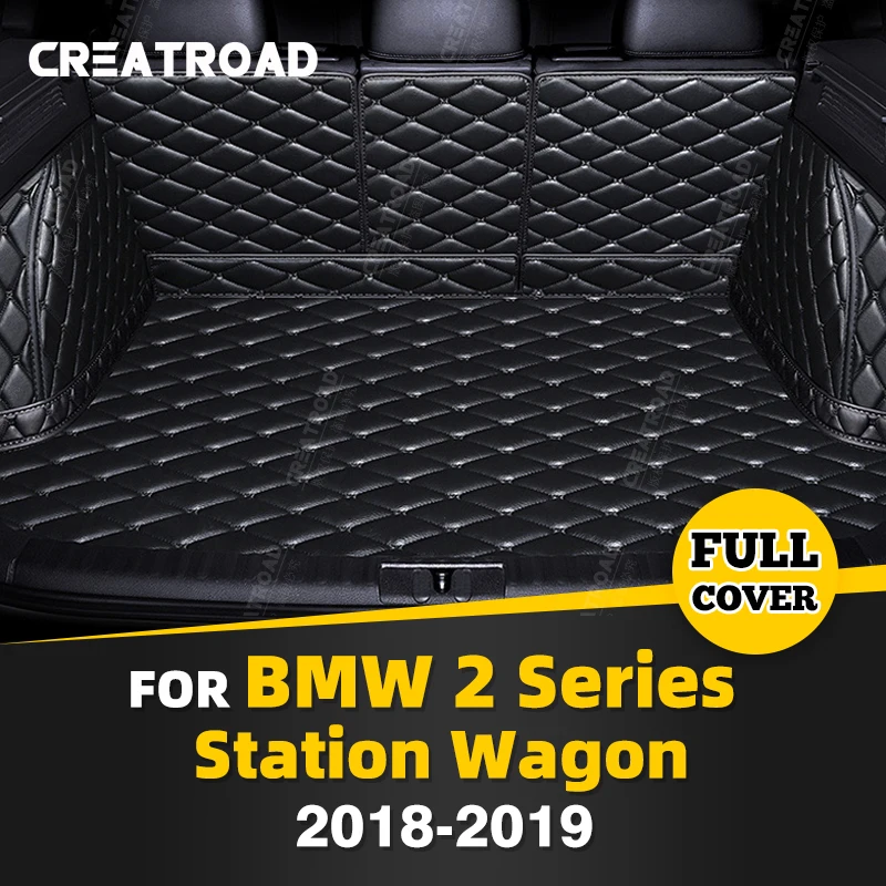 

Auto Full Coverage Trunk Mat For BMW 2 Series Station Wagon 2018 2019 Car Boot Cover Pad Cargo Interior Protector Accessories