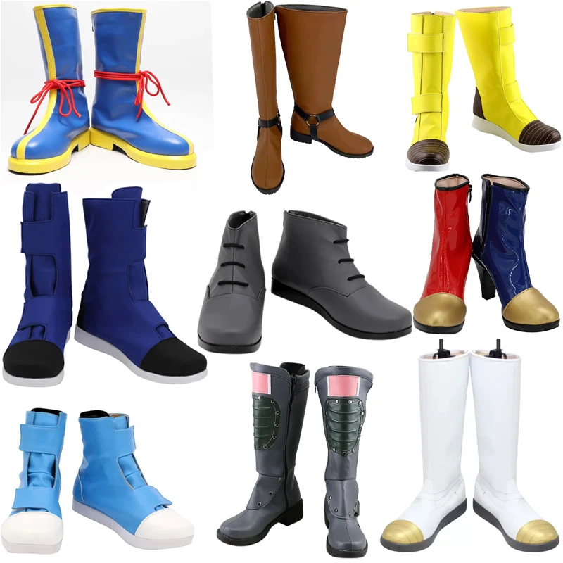 New Anime Ball Android 18 17 21 Bulma shoes Cosplay VegetaIV Bro li Son Go ku han Trunks Boots All roles Tailor-Made