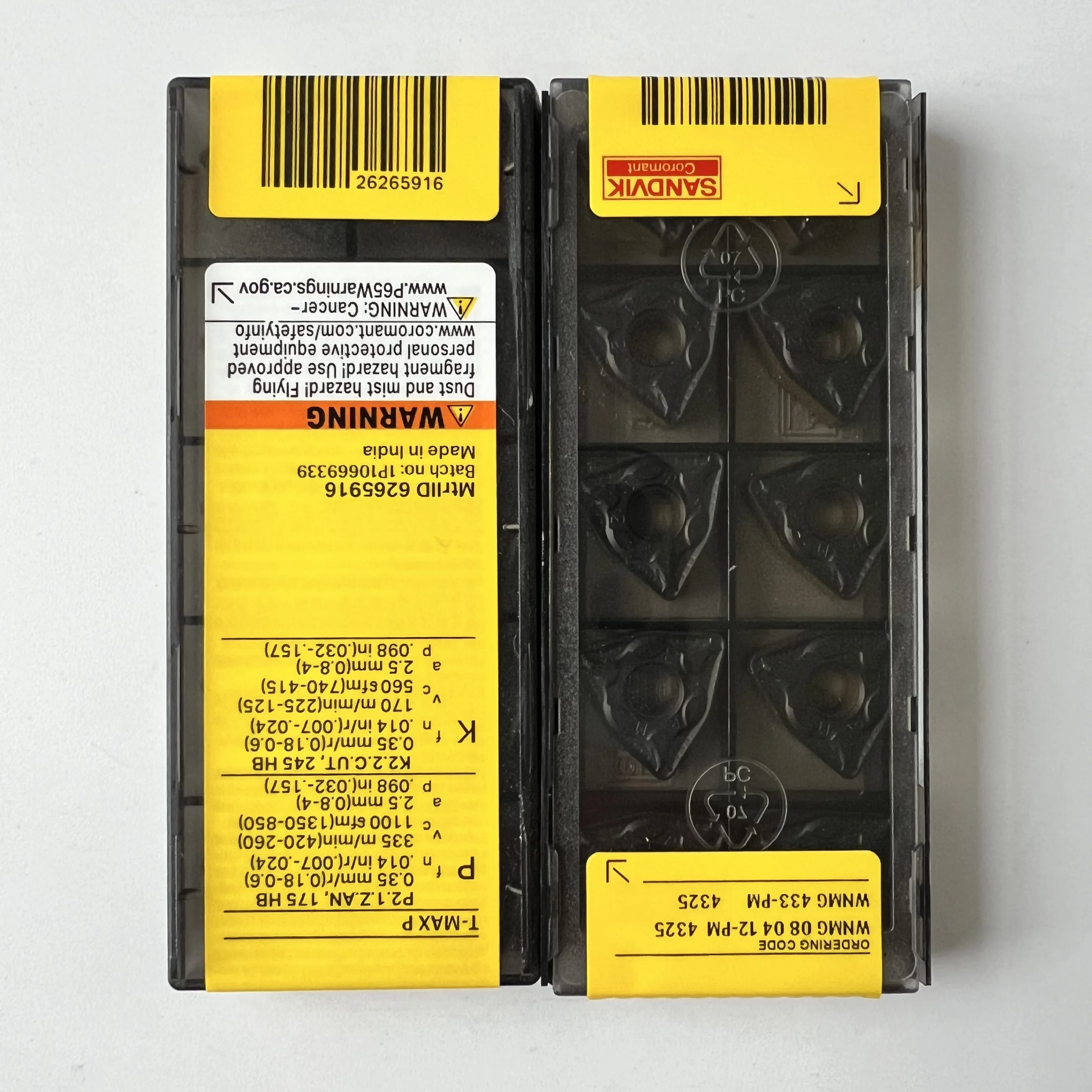 WNMG080412-PM 4325 /Original carbide blade 10 Pcs