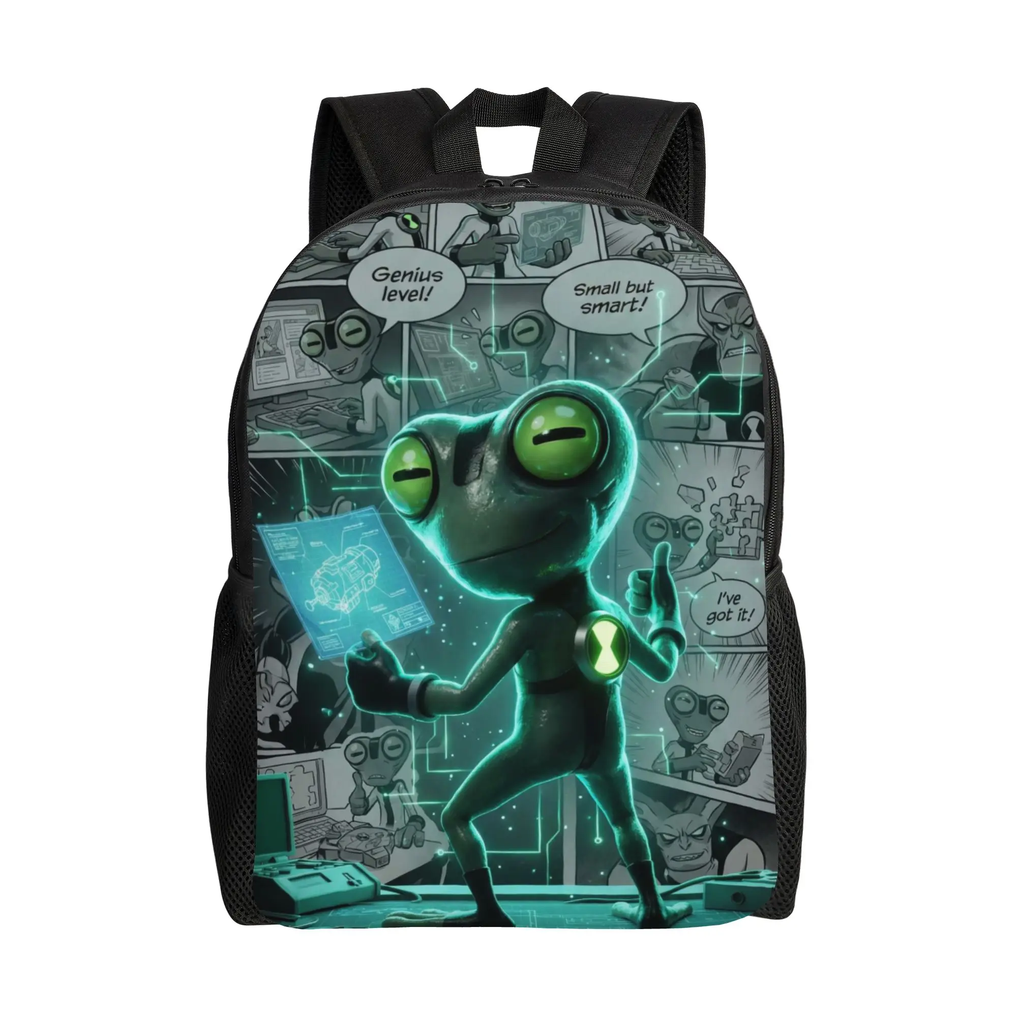 Back to school season Grey Matter Ben10 Smart Alien Knapsack  Couple Lightweight Backpack