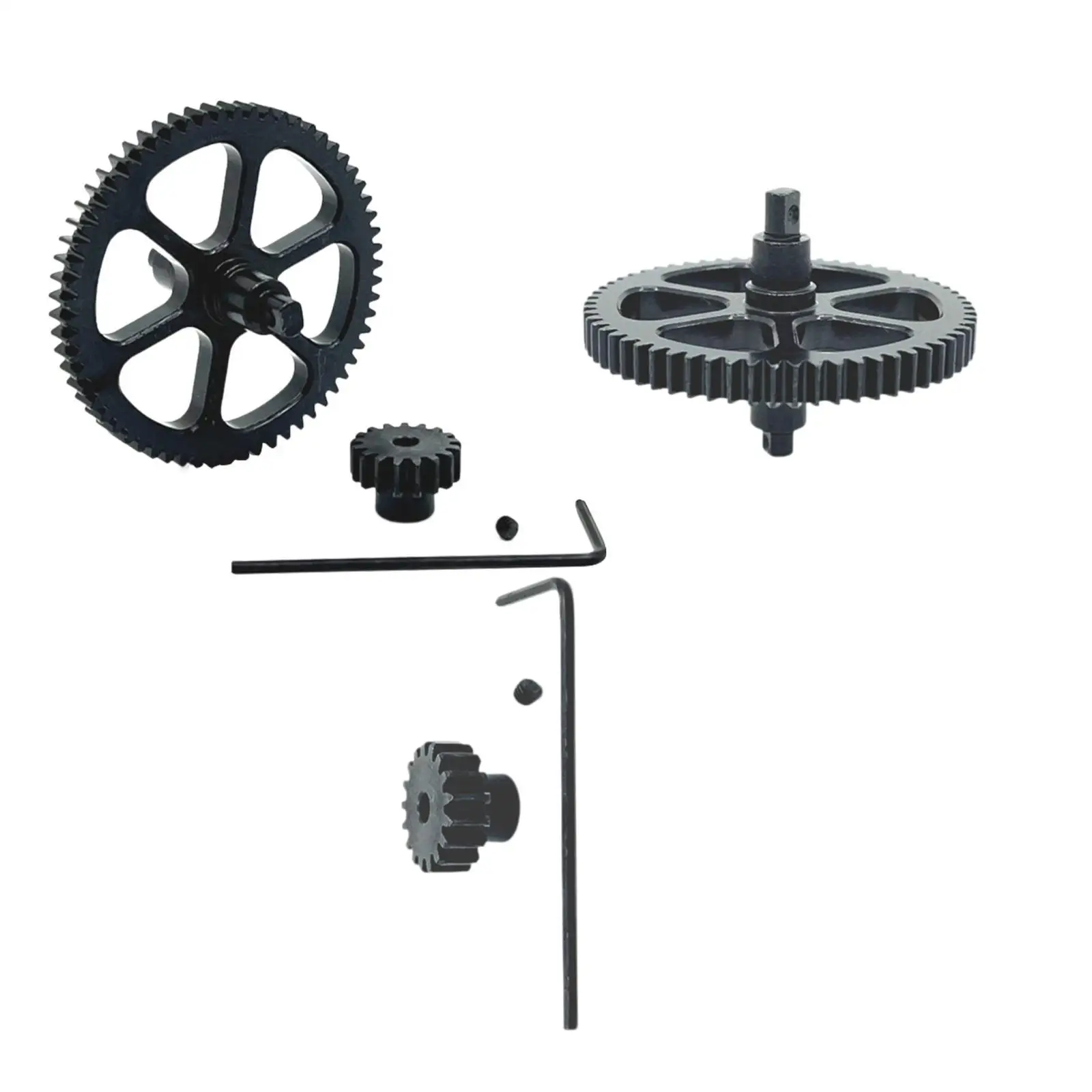 1/12 RC Gear Parti RC Stabilità del metallo Facile da installare Ingranaggio di ricambio, Accessorio modello RC per Wltoys Fy01 124006   12428 Fy03