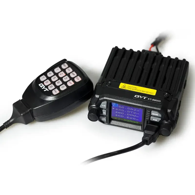 QYT KT-8900D Vehicle Mini Car Radio 25W Mobile Car Radio UHF/VHF Dual Band KT8900D Walkie Talkie Long Range Car Talkie Walkie