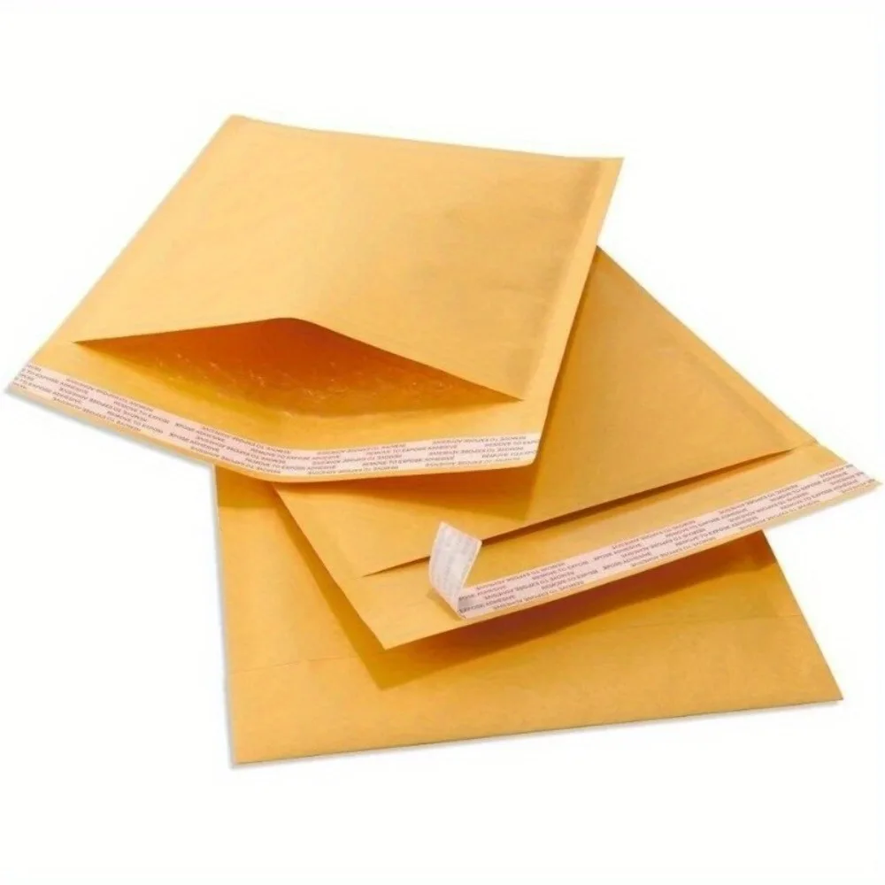

4x8 Kraft Paper Bubble Padded Envelopes Mailers Shipping Case Shipping Envelopes Self Sealing Cushioned Packaging Bags