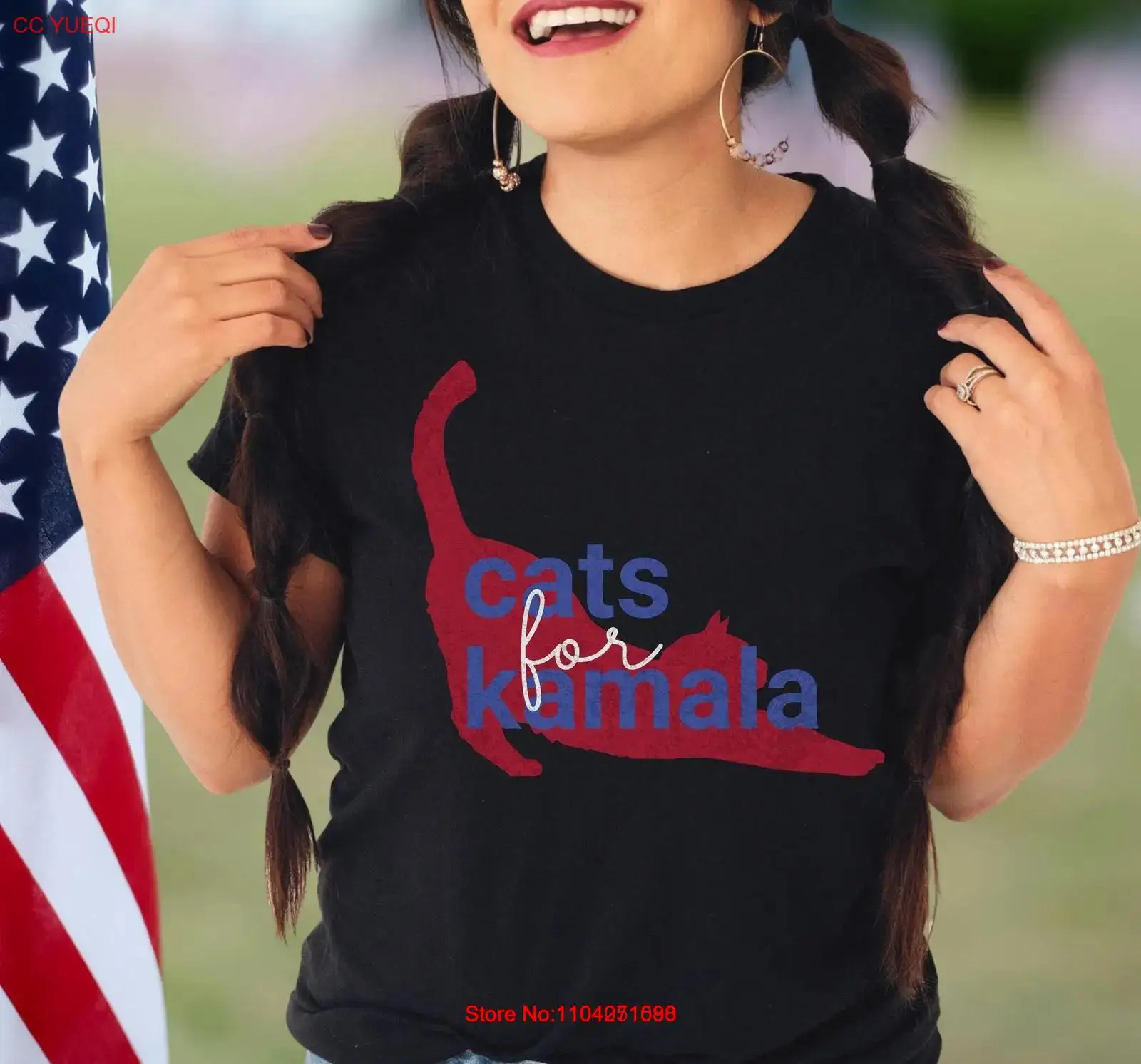 Kamala Harris Cats for Kamala Unisex T shirt Bella Canvas Presidential Election