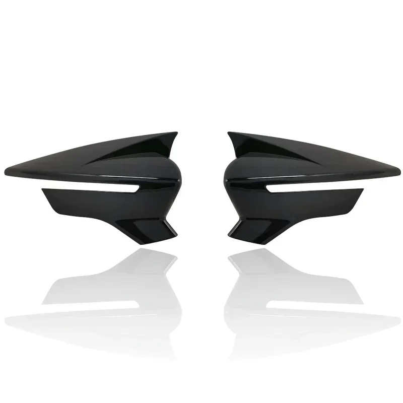2pcs Car Side Door Rear View Mirror Cover Cap Add on For SEAT Leon MK3 5F ST FR Cupra Ibiza Mk5 Arona KJ7 2017-2020 view 3