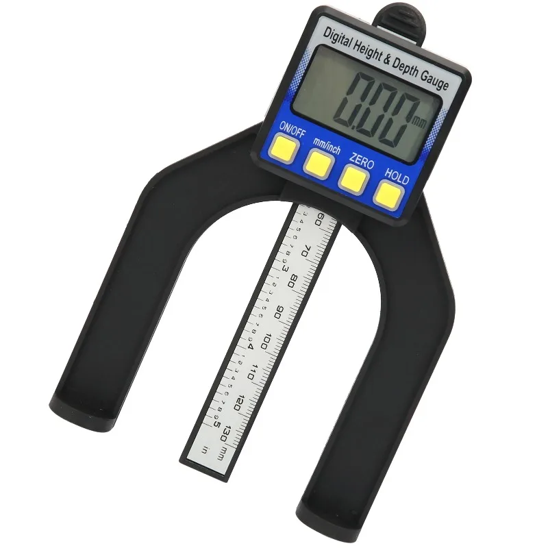 

Digital Height Meter Magnetic Depth Gage Electronic Height Depth Gauge Digital Display Woodworking Ruler Measure Tool 0‑80mm