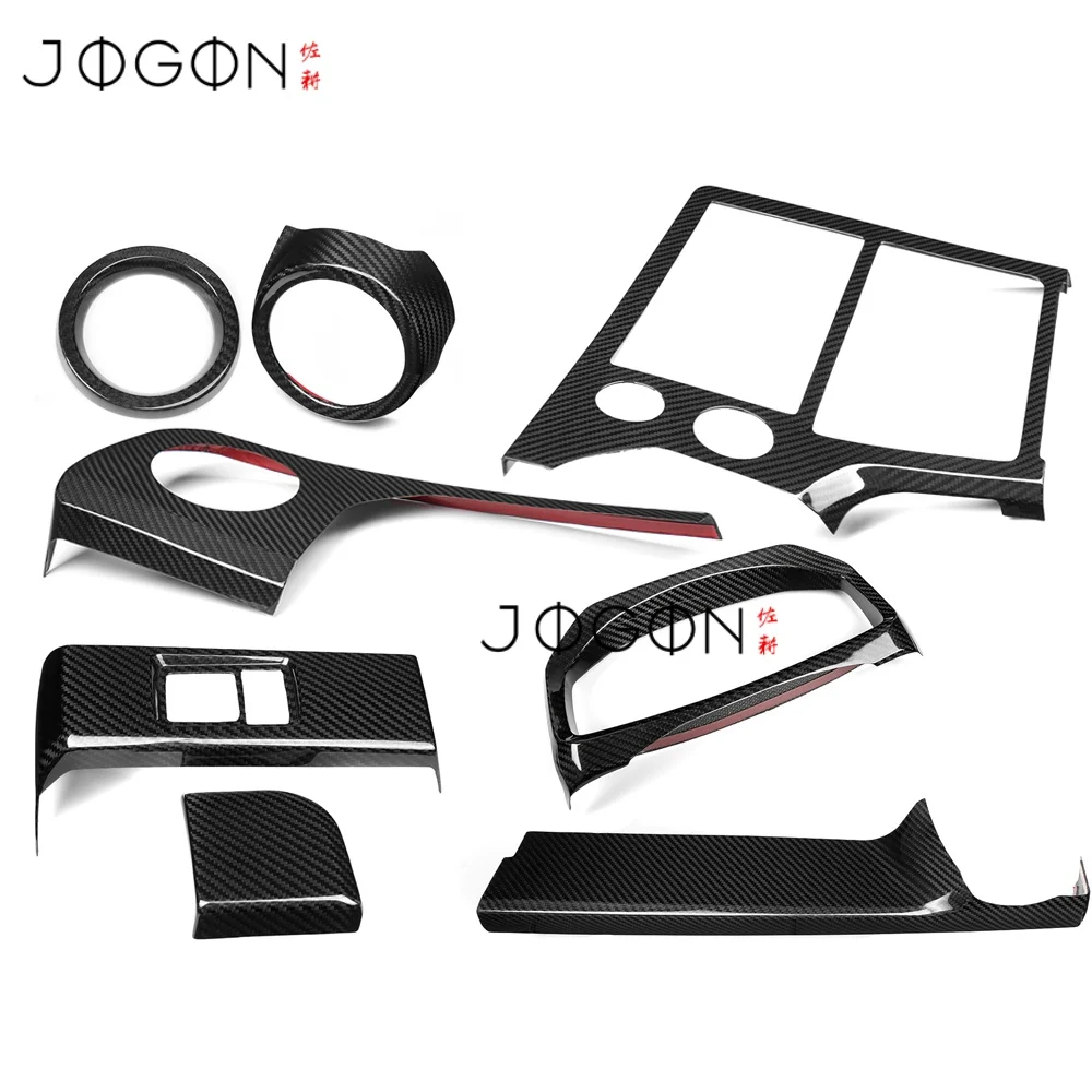 LHD Carbon Car Driver & Passenger Side & Speedometer & Multimedia Screen & Air Vent & Mirror Control For Toyota GR Yaris 2025+
