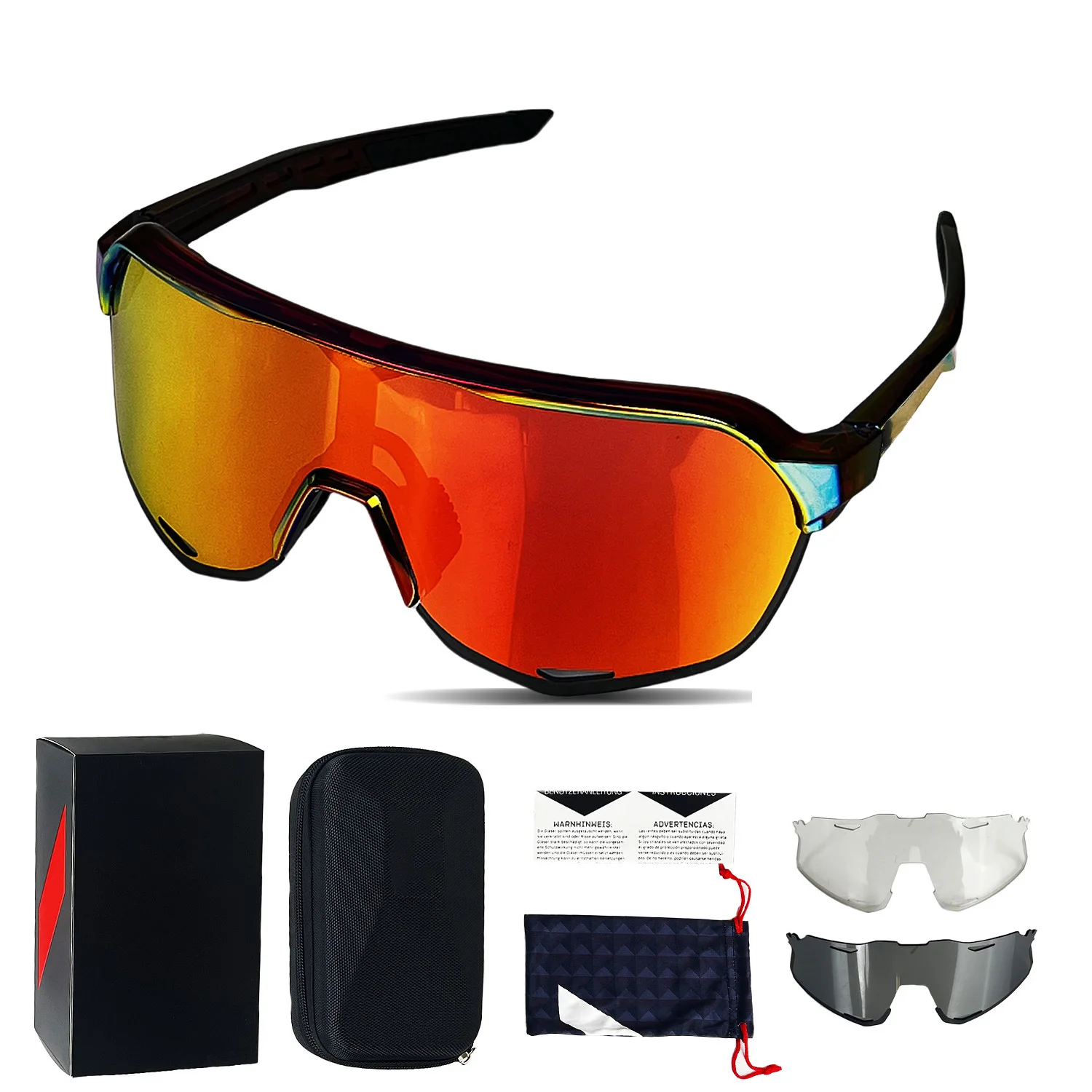 ​ ​ نظارات ركوب الدراجات الفاخرة للجنسين لتسلق الجبال والجري في الهواء الطلق والرياضة والدراجات الشمسية المقاومة للرياح والحماية من الأشعة فوق البنفسجية ​