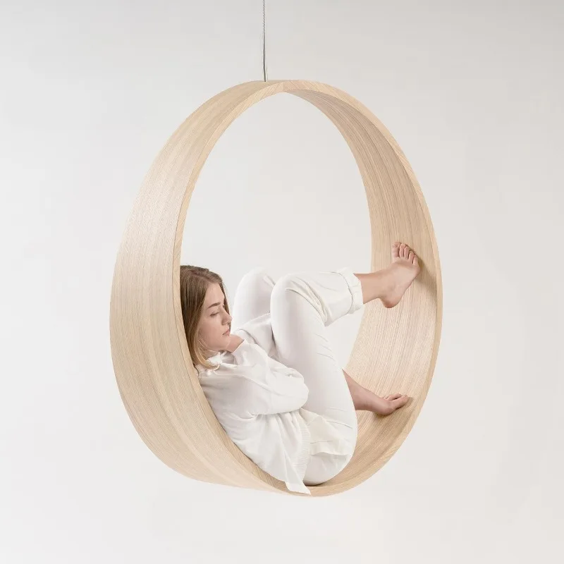 Hanging stool household balcony leisure hanging basket chair living room single lazy swing hanging chair room