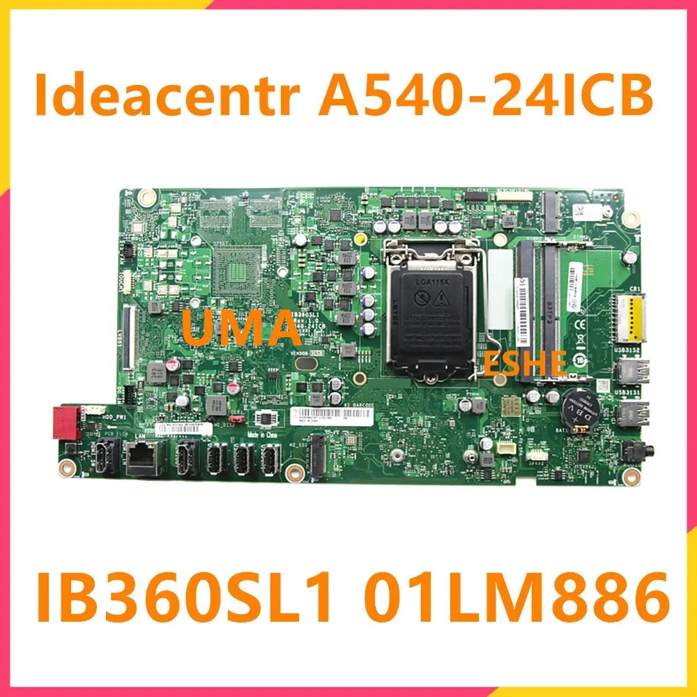 Imagem -02 - Placa-mãe Tudo-em-um para Lenovo Ideapad Nm-c231 A54024icb 01lm889 Gpu R540x 2g Ib360sl1 Mainboard 100 Testado Totalmente Trabalho
