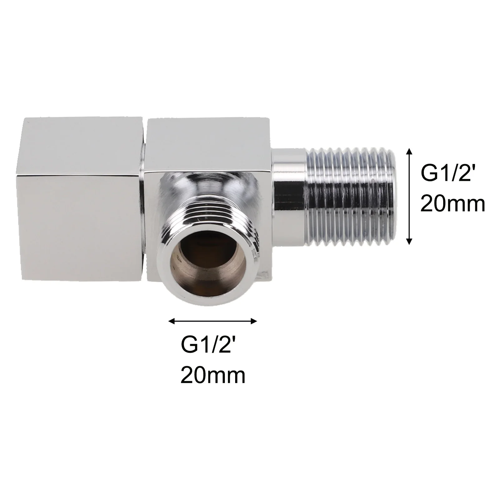 

Male Thread Angle Valve For Bathroom For Low Medium High Water Pressure System Inner Diameter 15mm Quarter Turn