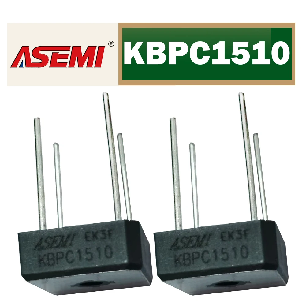 KBPC1510 15A 1000V Bridge Rectifier BR-4 with Heatsink ASEMI