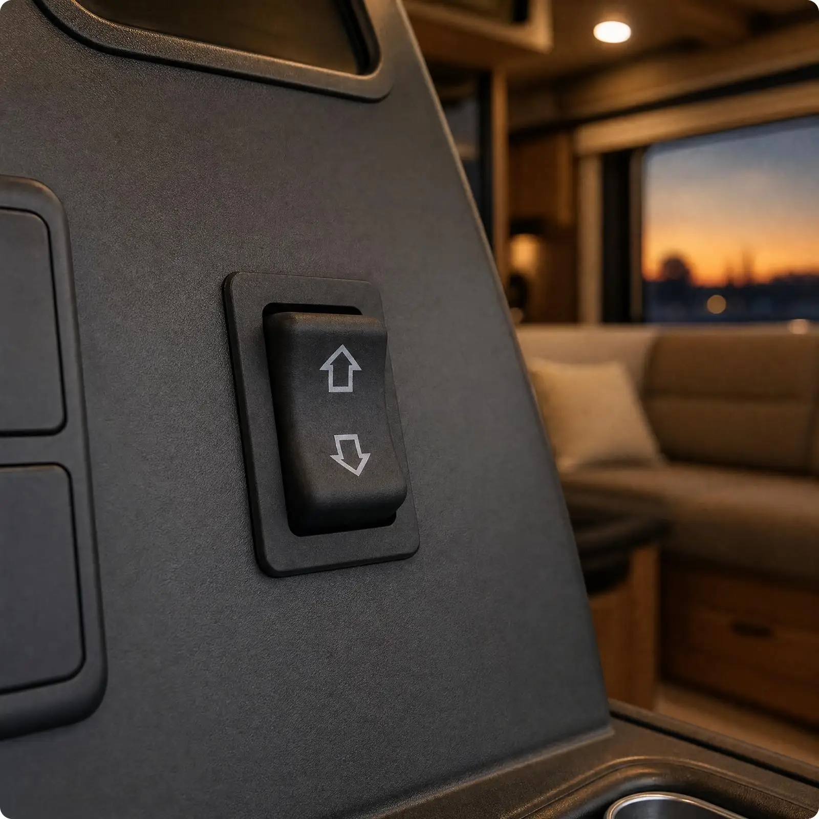 12V 40A Rocker Switch High-Current Panel-Mount Rocker Switch Replacement Easy Installation for RV Electrical Systems