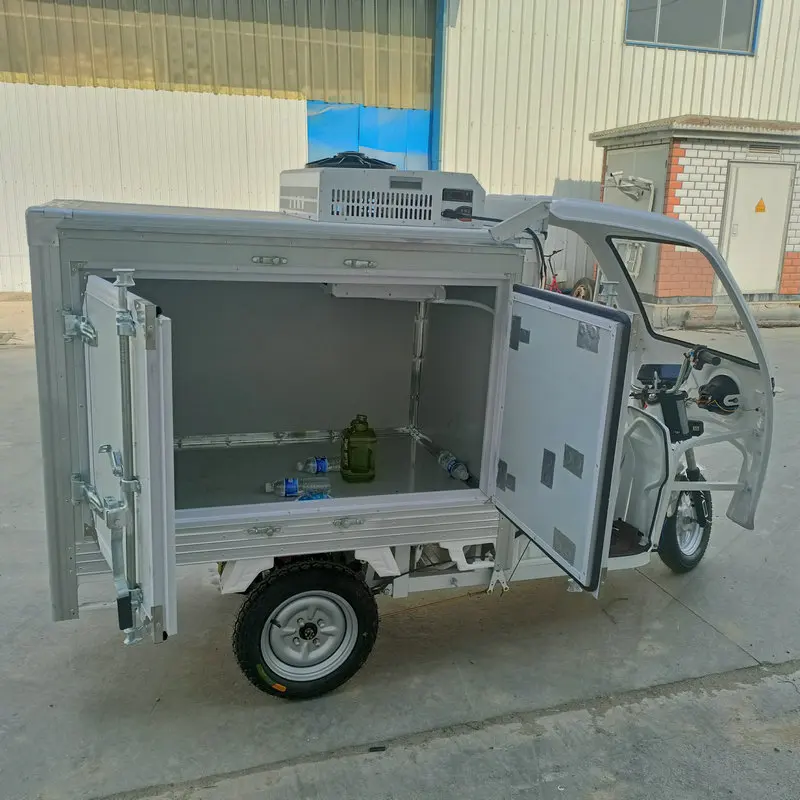 The Stored  and Stable Comfortable High-speed Electric Tricycle Canopy Stainless Steel Bracket Sunshade and Rain