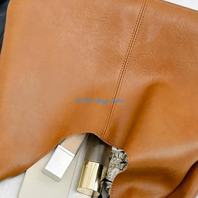 

E8fb Slouchy Sculteck Sack и соответствующий кошелек набор кожи кожи для женщин для женщин большая сумочка для повседневной