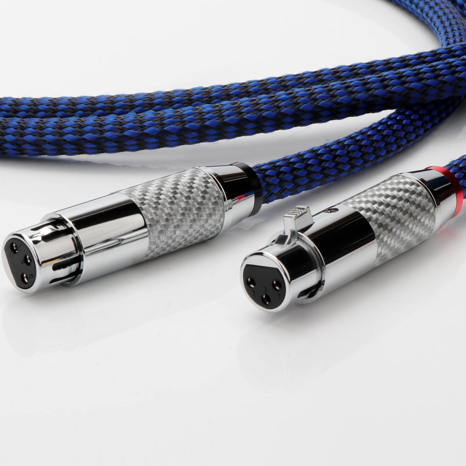 xlr Audiokabel 3Pin xlr Draht OCC versilbert geräuscharmes Mikrofonkabel symmetrisches Kabel für Mikrofon, Verstärker – Detail 7