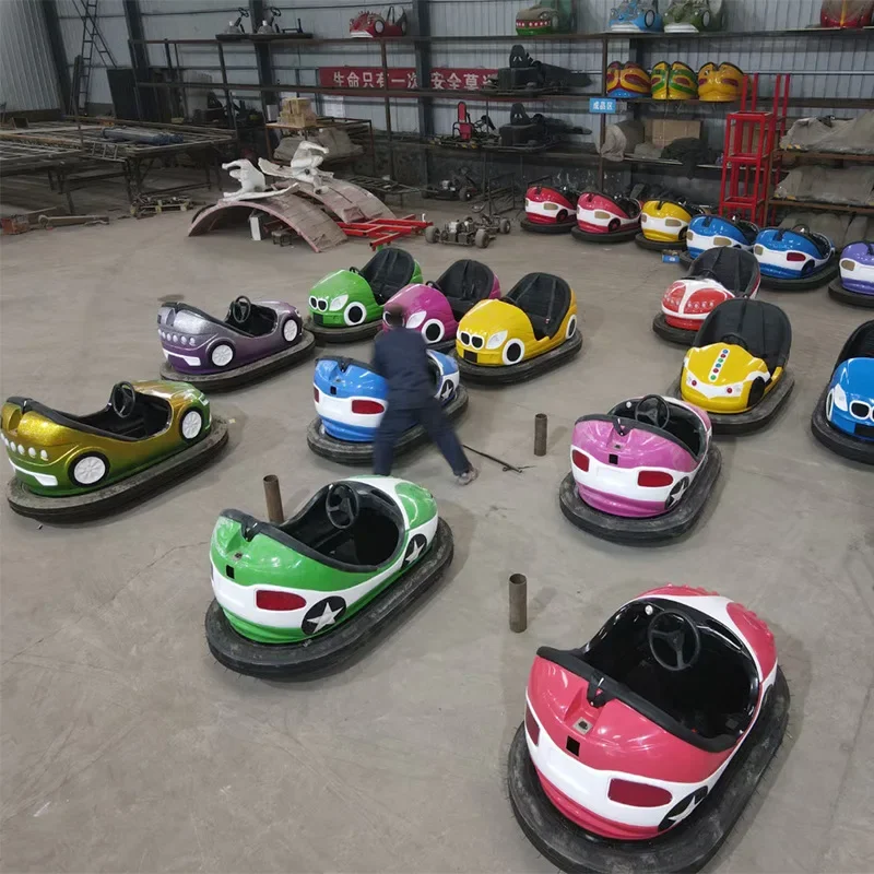 New Ground Network Square Children's Electric Bumper Car Amusement Vehicle Equipment Park Night Market Commercial Stall