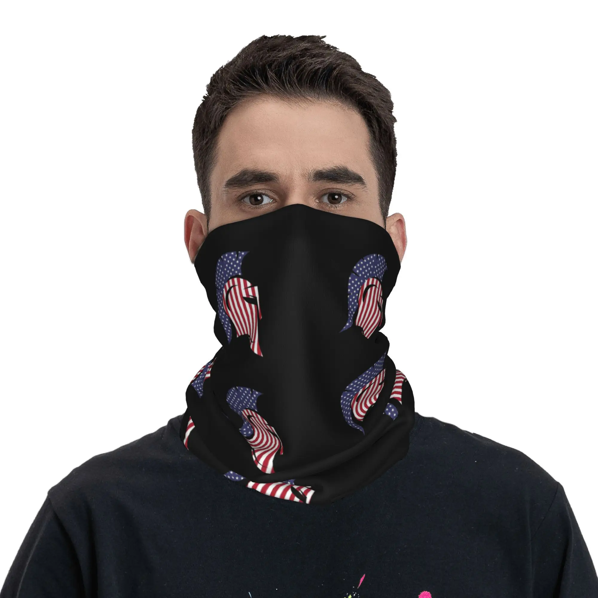 سبارتان ريس سبارتا سبيريت باندانا الرقبة الجراب مطبوعة التفاف وشاح متعدد الاستخدام أغطية الرأس الجري للجنسين الكبار يندبروف